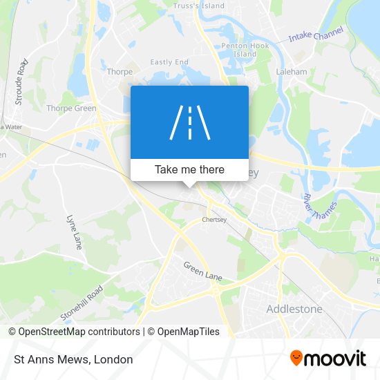St Anns Mews map