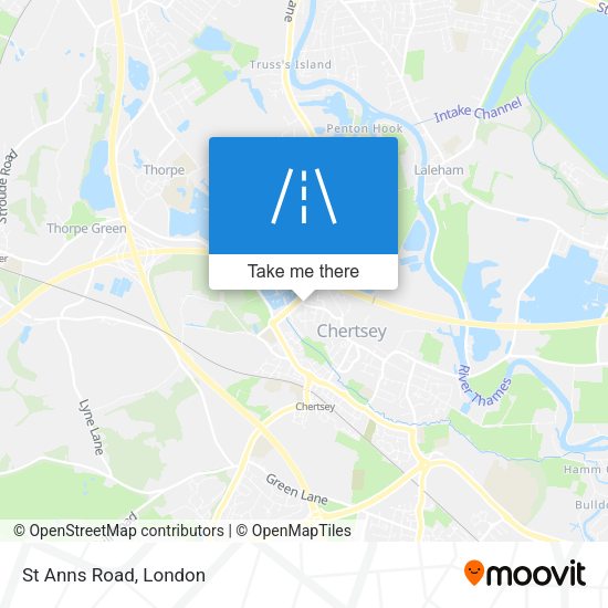 St Anns Road map