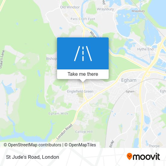 St Jude's Road map