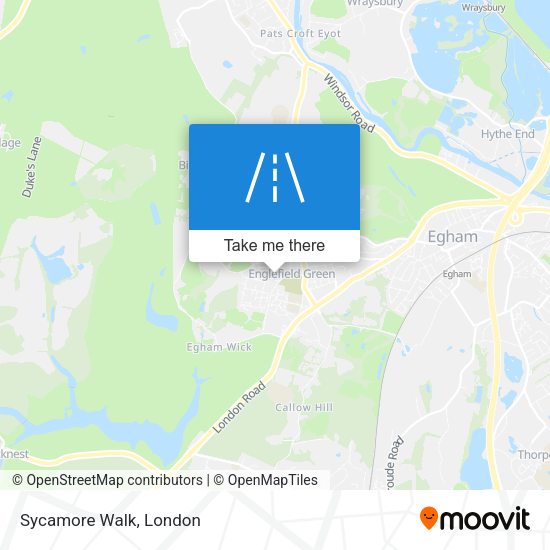 Sycamore Walk map