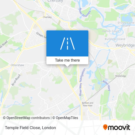 Temple Field Close map