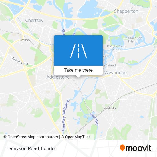 Tennyson Road map
