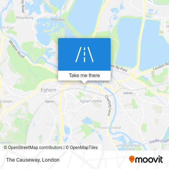 The Causeway map