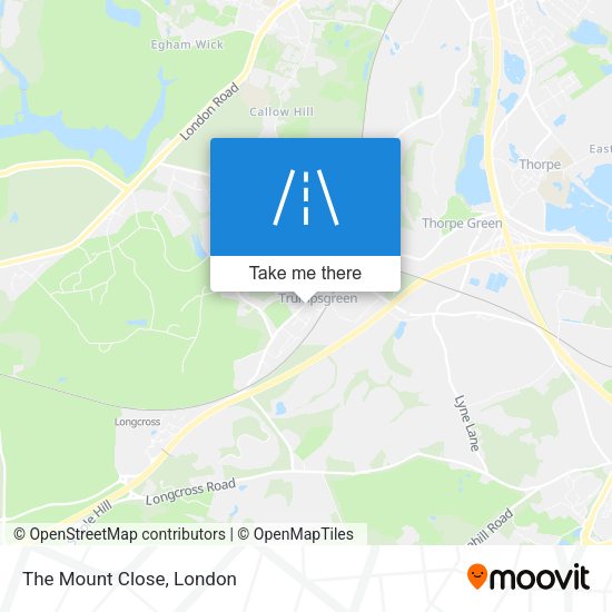 The Mount Close map