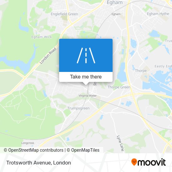 Trotsworth Avenue map