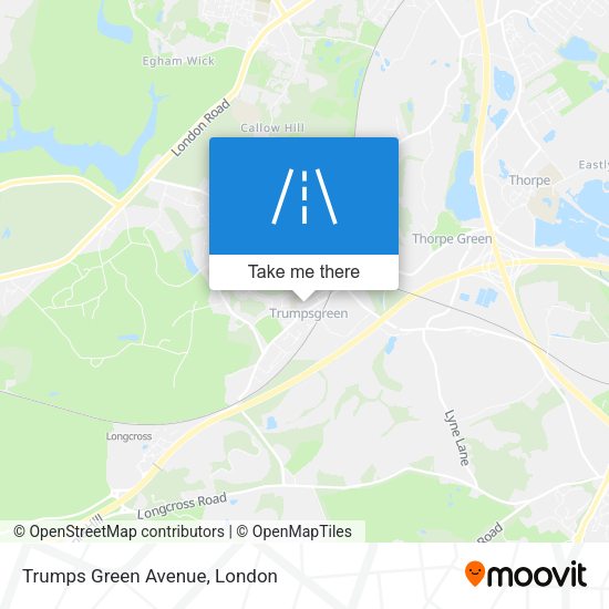 Trumps Green Avenue map