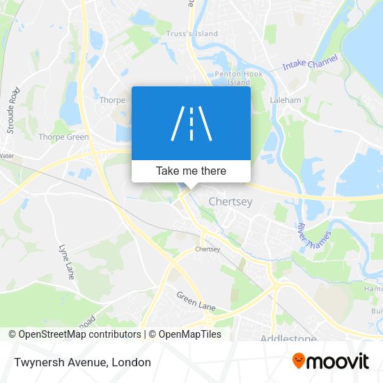 Twynersh Avenue map