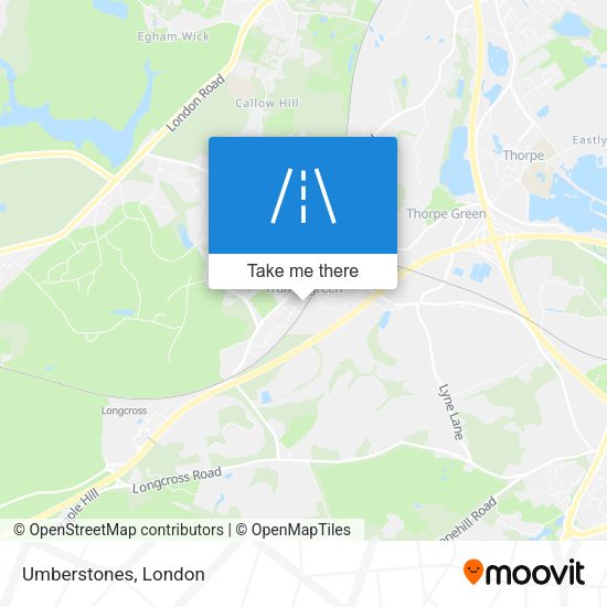 Umberstones map