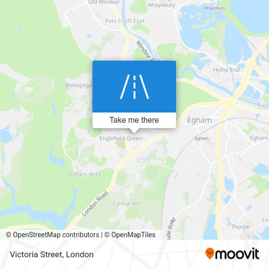 Victoria Street map