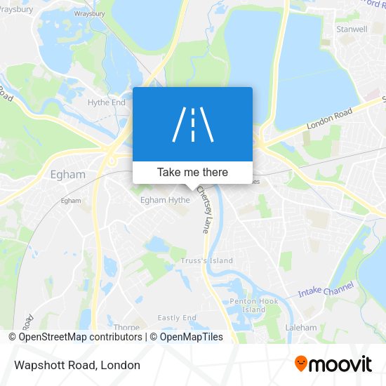 Wapshott Road map
