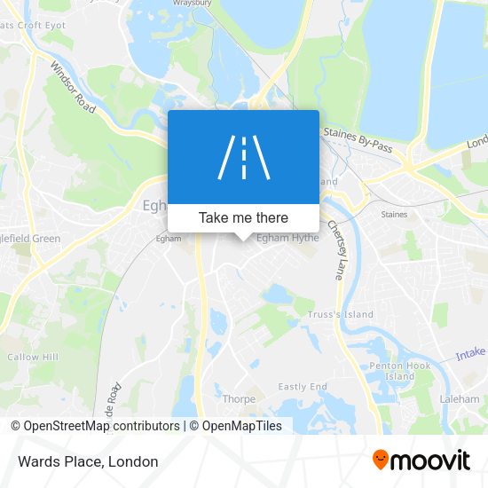 Wards Place map