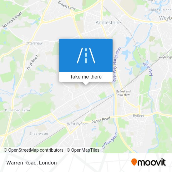 Warren Road map