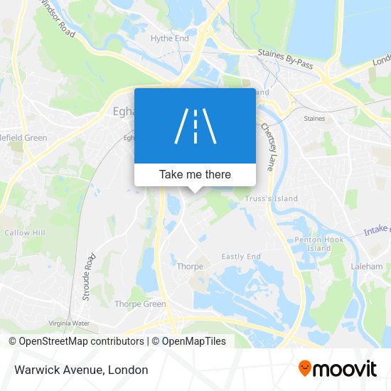 Warwick Avenue map
