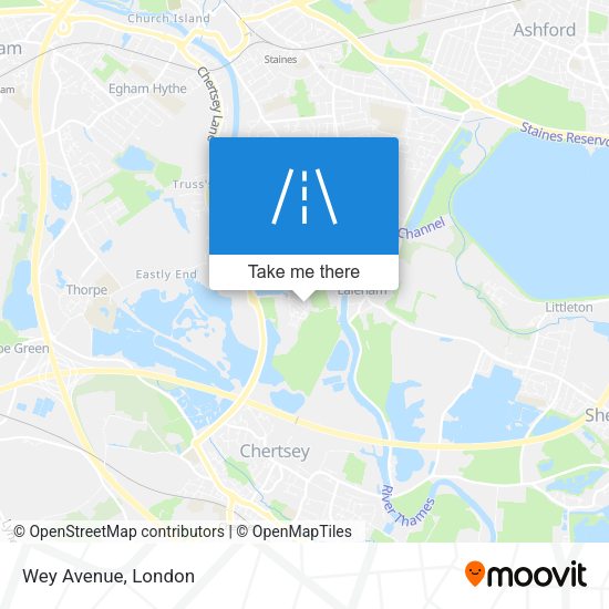 Wey Avenue map