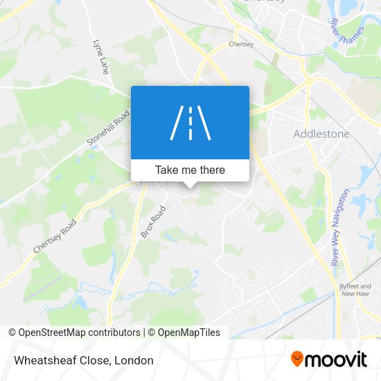 Wheatsheaf Close map