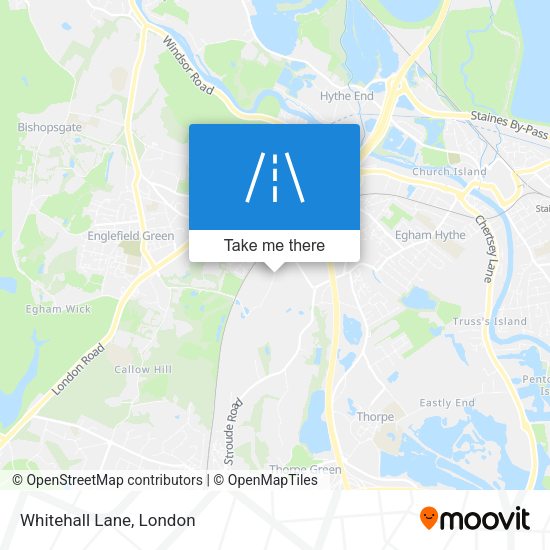 Whitehall Lane map