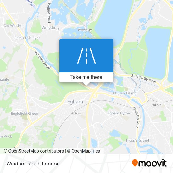 Windsor Road map