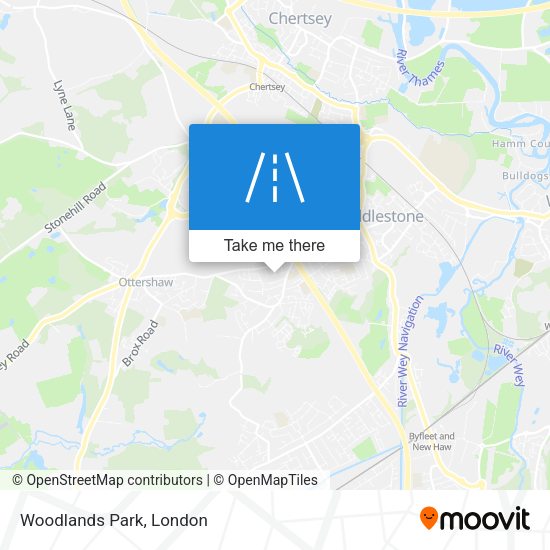 Woodlands Park map