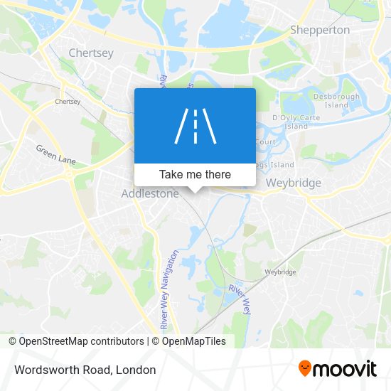 Wordsworth Road map