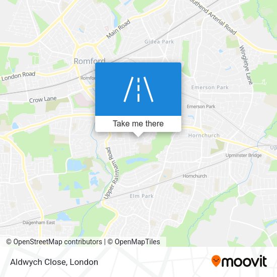 Aldwych Close map