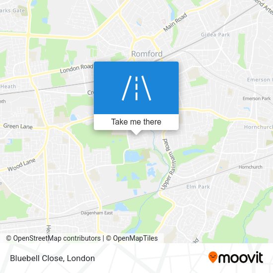 Bluebell Close map