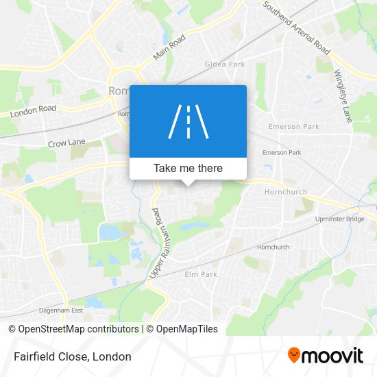 Fairfield Close map
