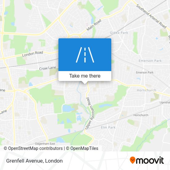 Grenfell Avenue map