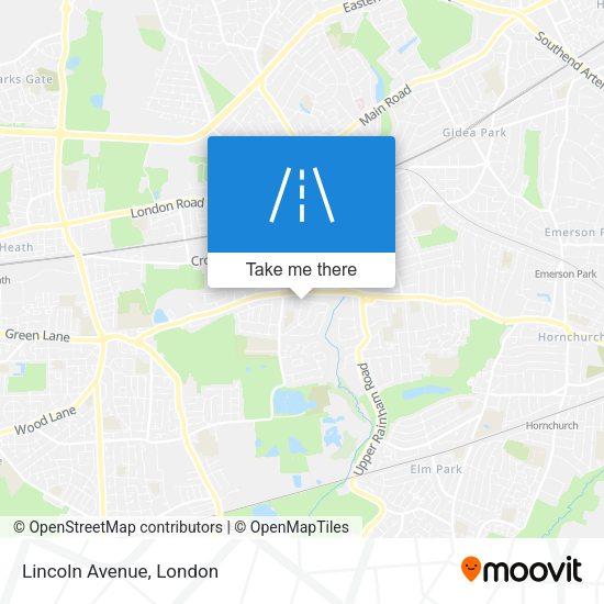 Lincoln Avenue map