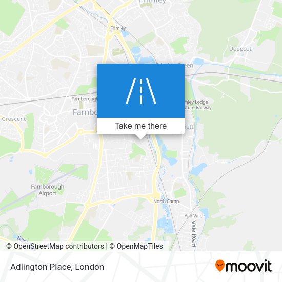 Adlington Place map