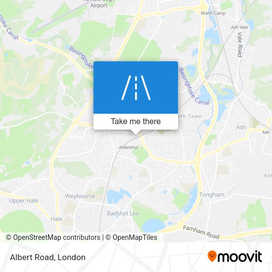 Albert Road map