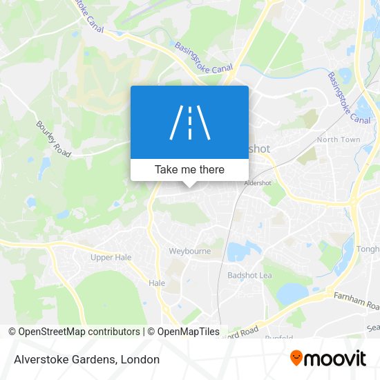 Alverstoke Gardens map