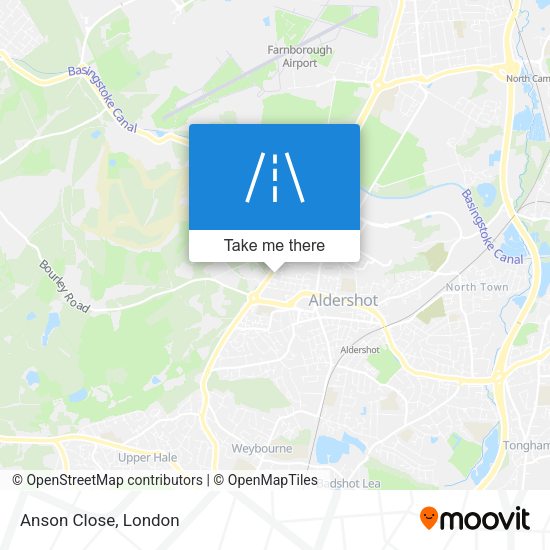 Anson Close map