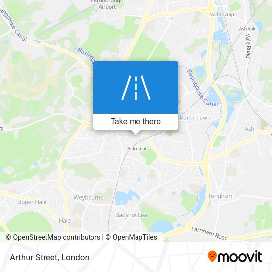 Arthur Street map