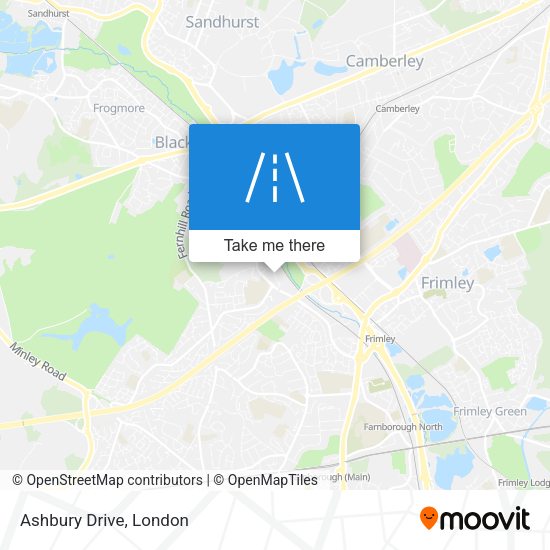 Ashbury Drive map