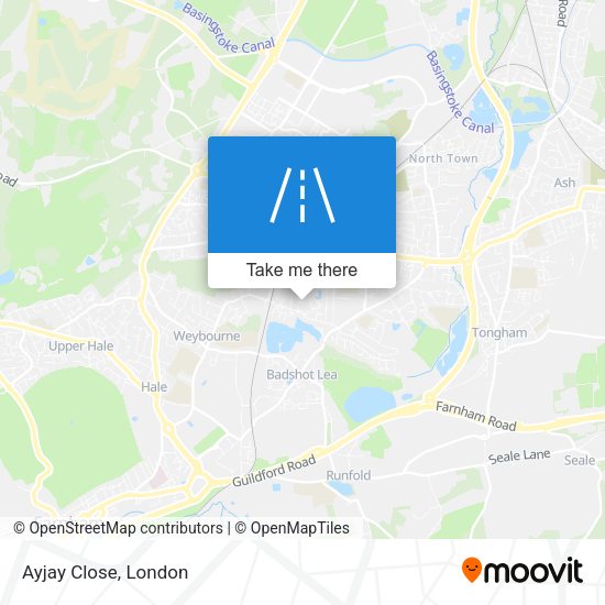 Ayjay Close map