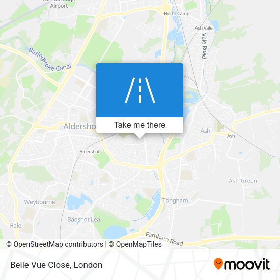 Belle Vue Close map