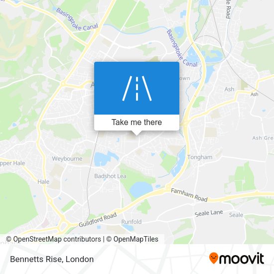 Bennetts Rise map