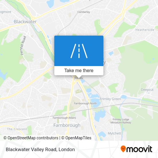 Blackwater Valley Road map