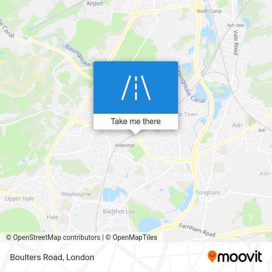 Boulters Road map