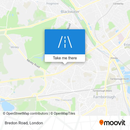 Bredon Road map