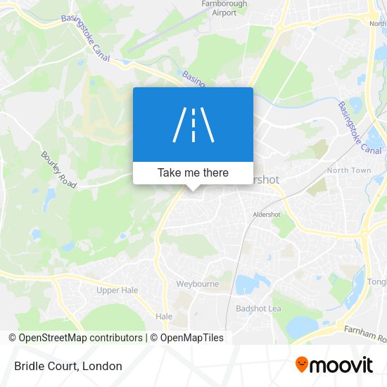 Bridle Court map