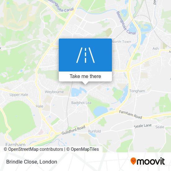 Brindle Close map