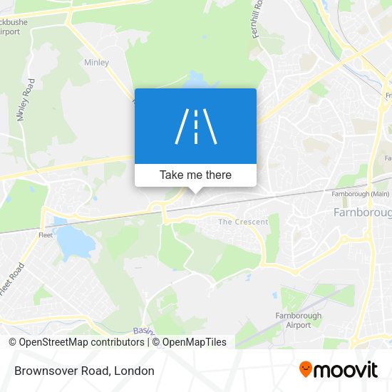 Brownsover Road map