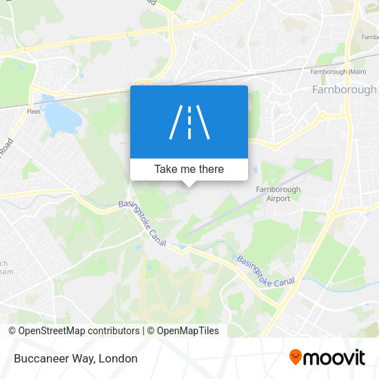Buccaneer Way map