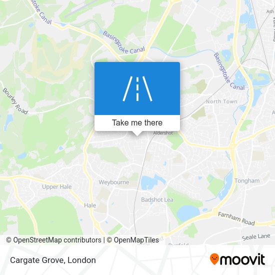 Cargate Grove map