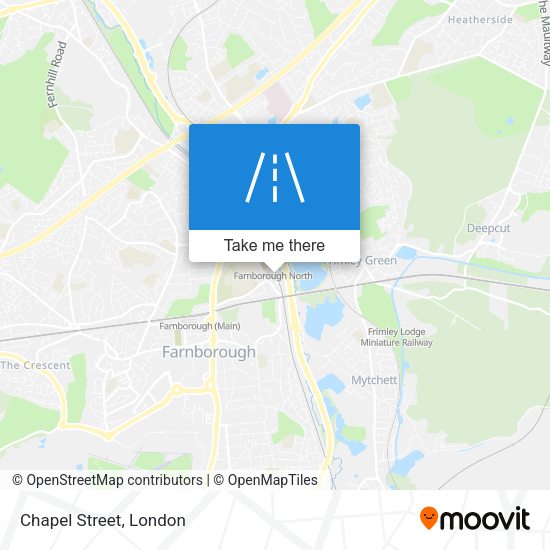 Chapel Street map