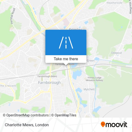 Charlotte Mews map