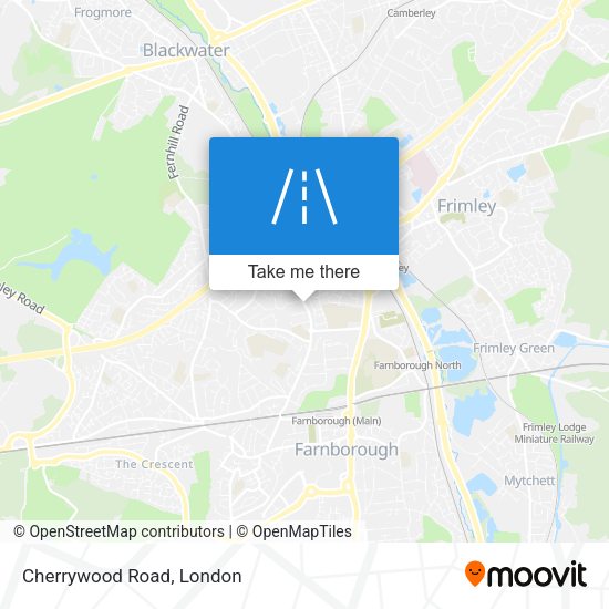 Cherrywood Road map