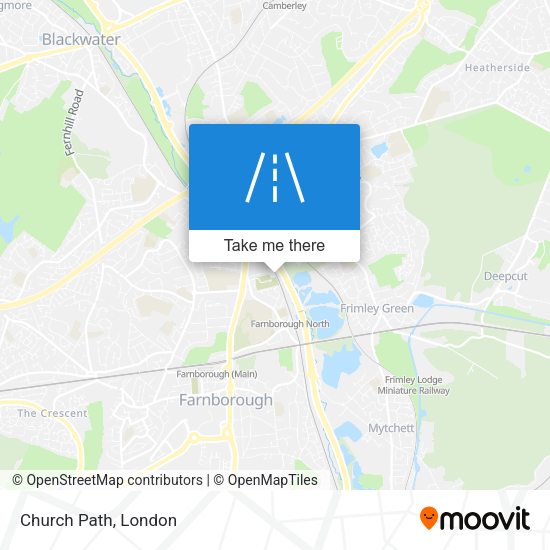 Church Path map