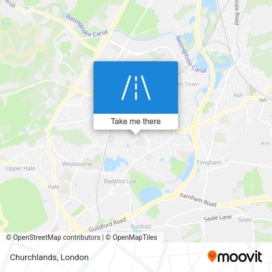 Churchlands map
